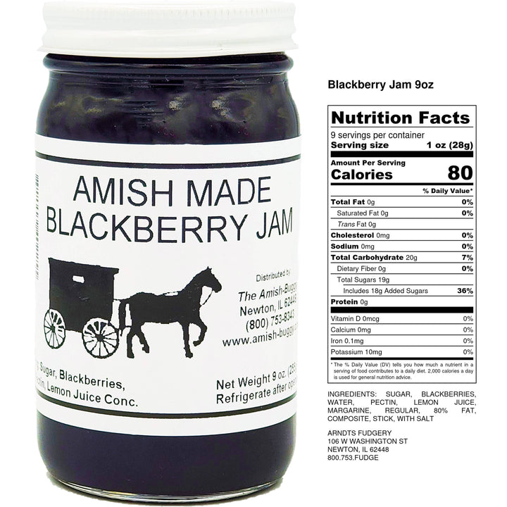 Amish made Jam and Jellies - 8 oz.: Dutch Apple