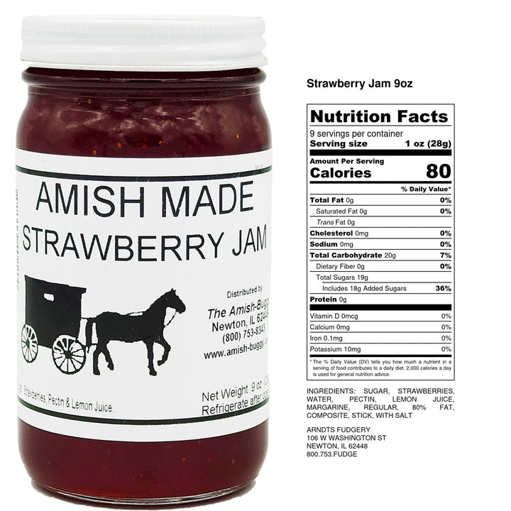 Amish made Jam and Jellies - 8 oz.: Jalapeno Raspberry