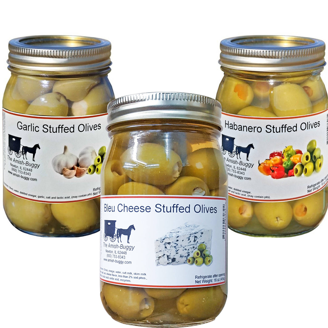 Amish Pickled Vegetables & Eggs 16 oz. Jar: Bread & Butter Pickles