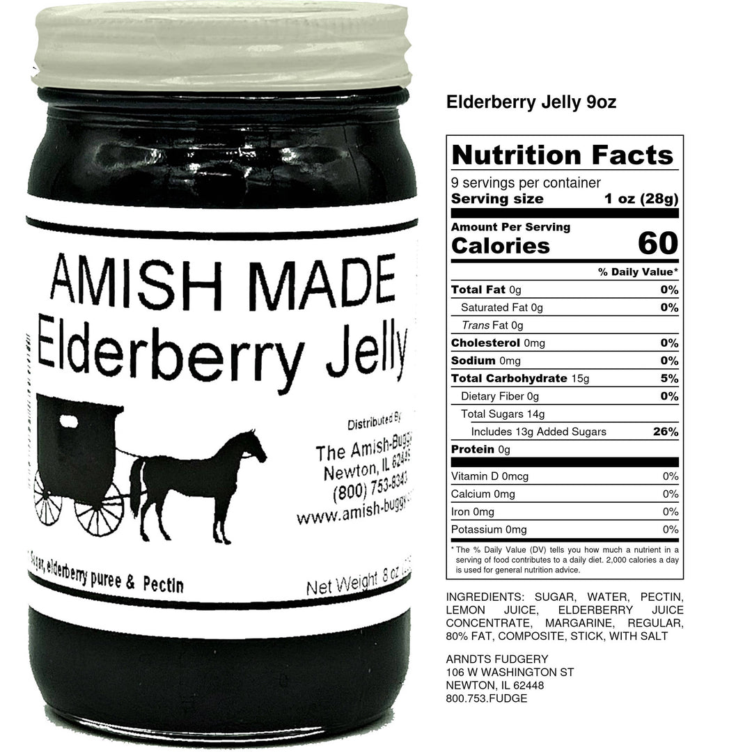 Amish made Jam and Jellies - 8 oz.: Jalapeno Blackberry