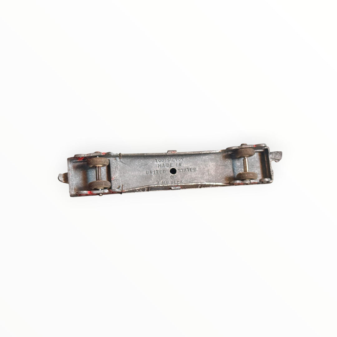 Tootsietoy - Vintage 1939 Silver Log Railroad Train Freight Car