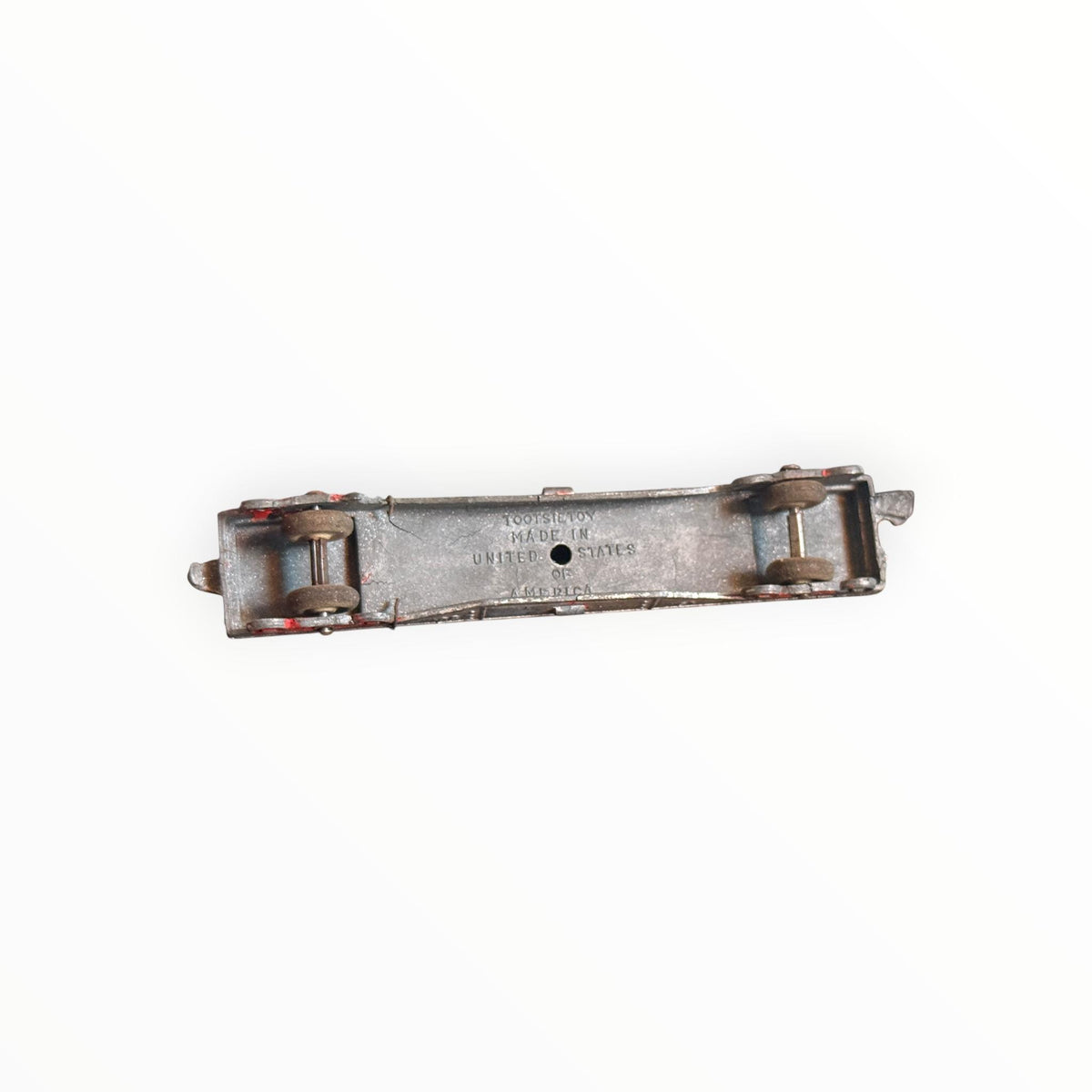 Tootsietoy - Vintage 1939 Silver Log Railroad Train Freight Car