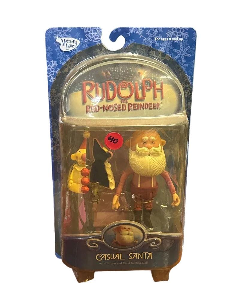 Rudolph the Red-Nosed Reindeer Casual Santa Toy