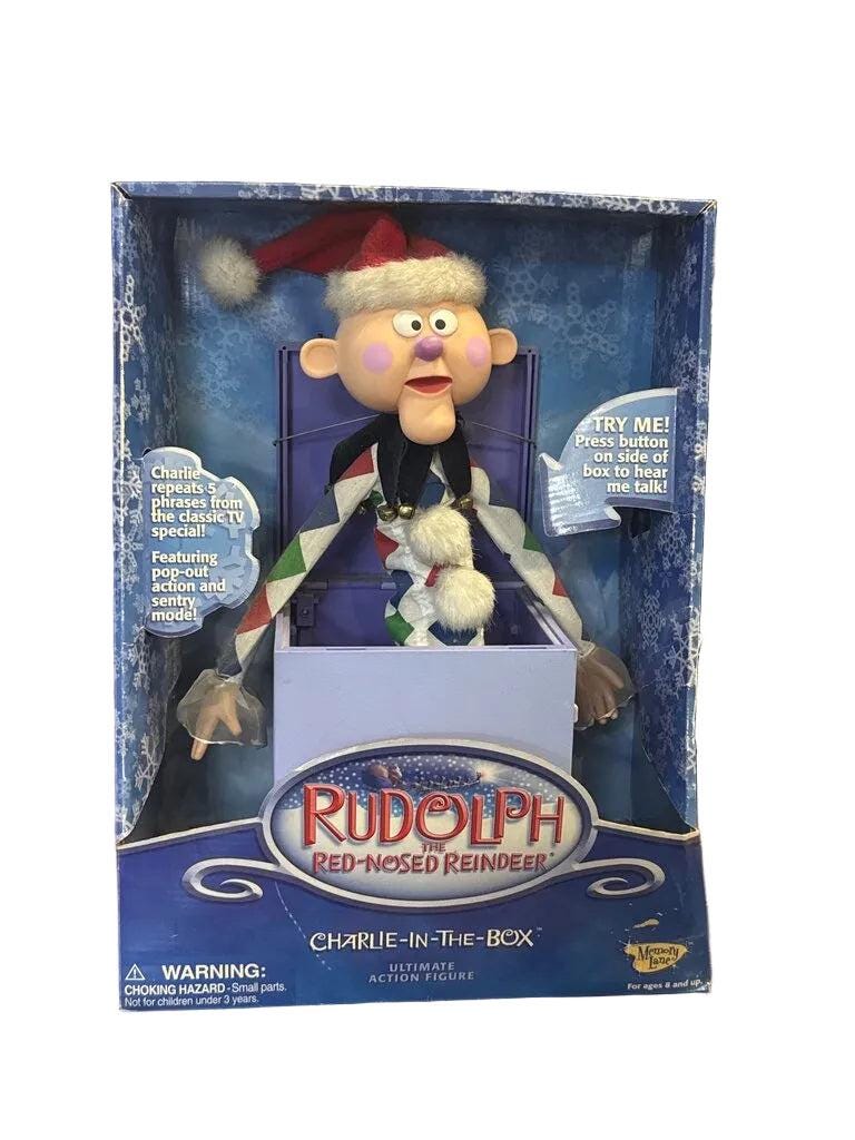 Rudolph the Red-Nosed Reindeer Charlie-in-the-Box Action Figure