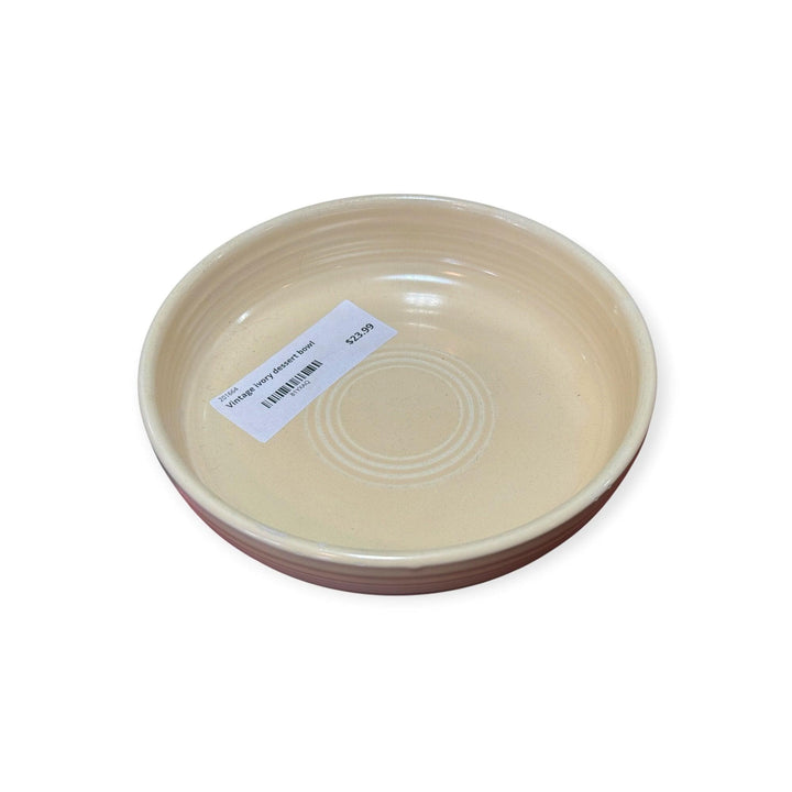 Vintage Fiesta - Ivory Dessert Bowl