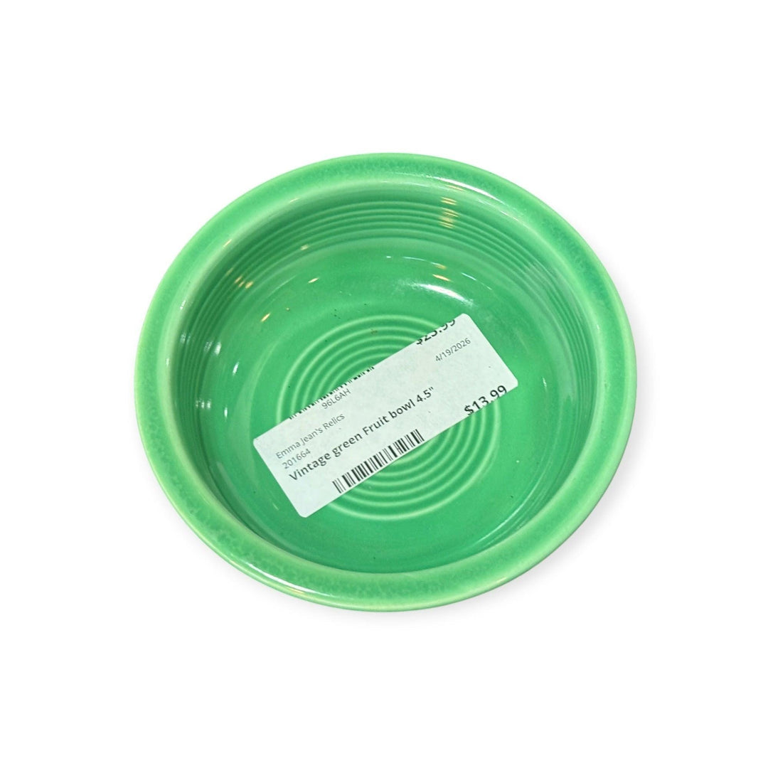 Vintage Fiesta - Vintage Green Fruit Bowl 4.5&amp;quot;