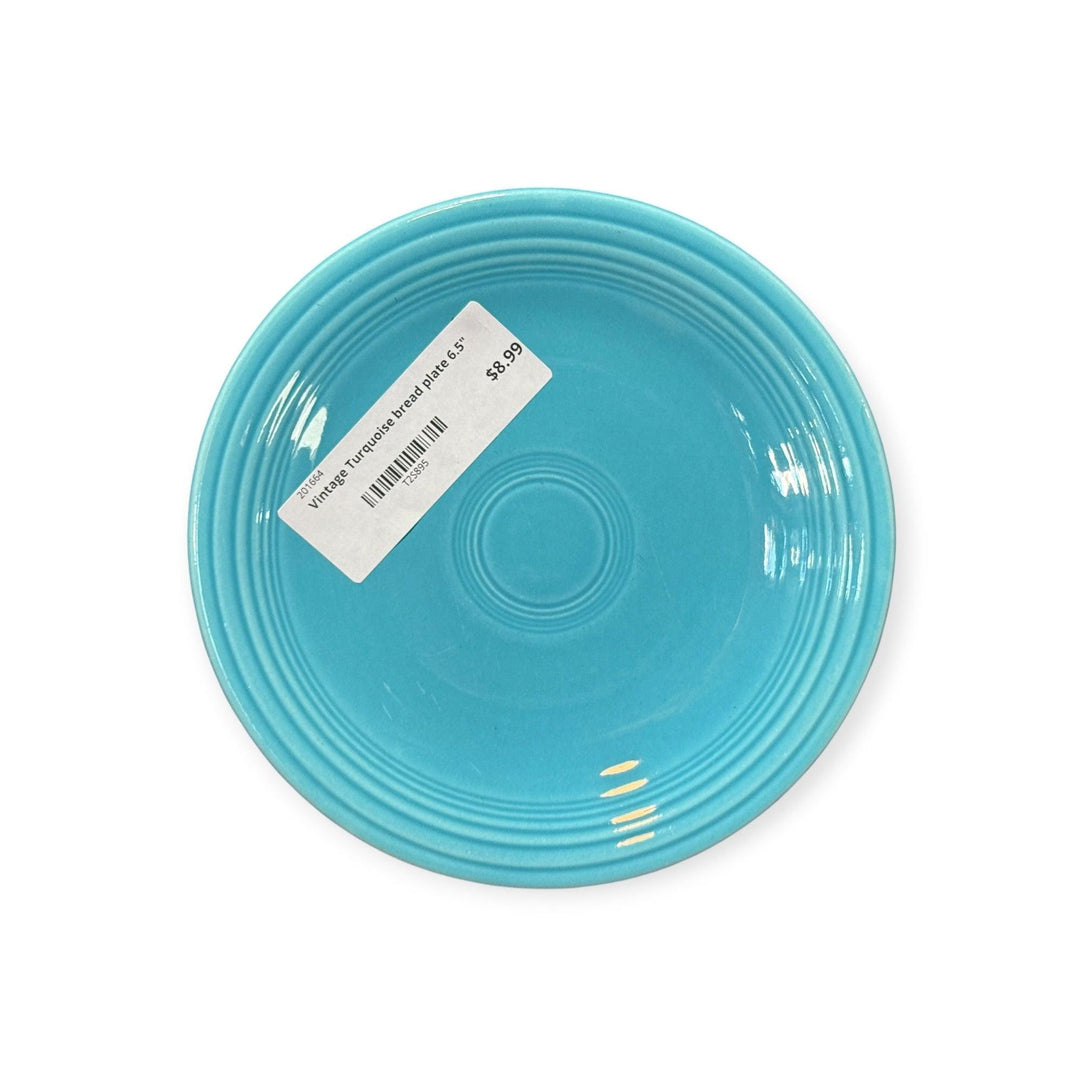 Vintage Fiesta - Turquoise Bread Plate 6.5&amp;quot;