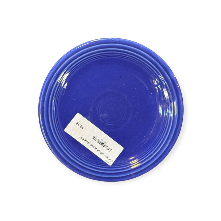 Vintage Fiesta - Cobalt Bread Plate 6.5&amp;quot;