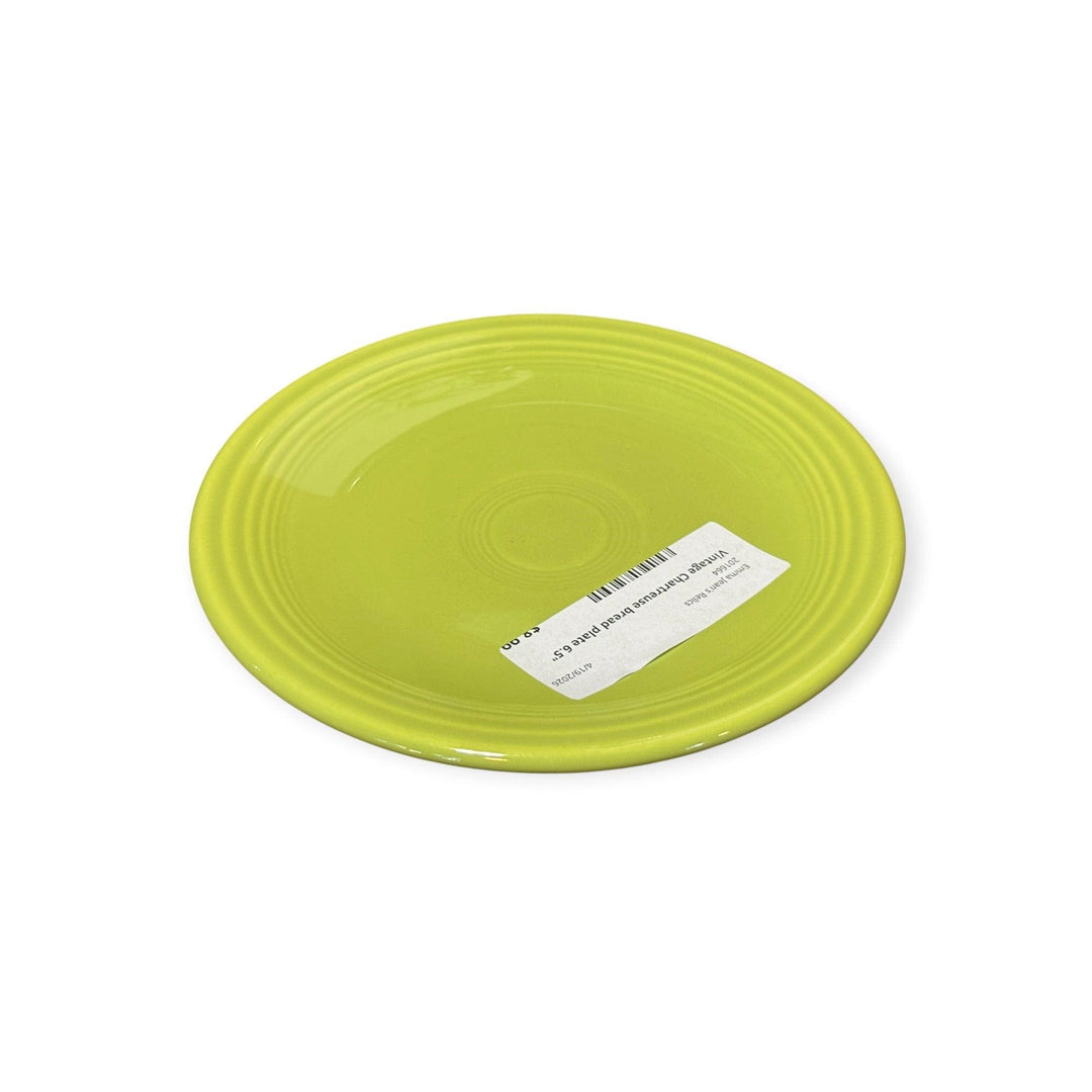 Vintage Fiesta - Chartreuse Bread Plate 6.5&amp;quot;
