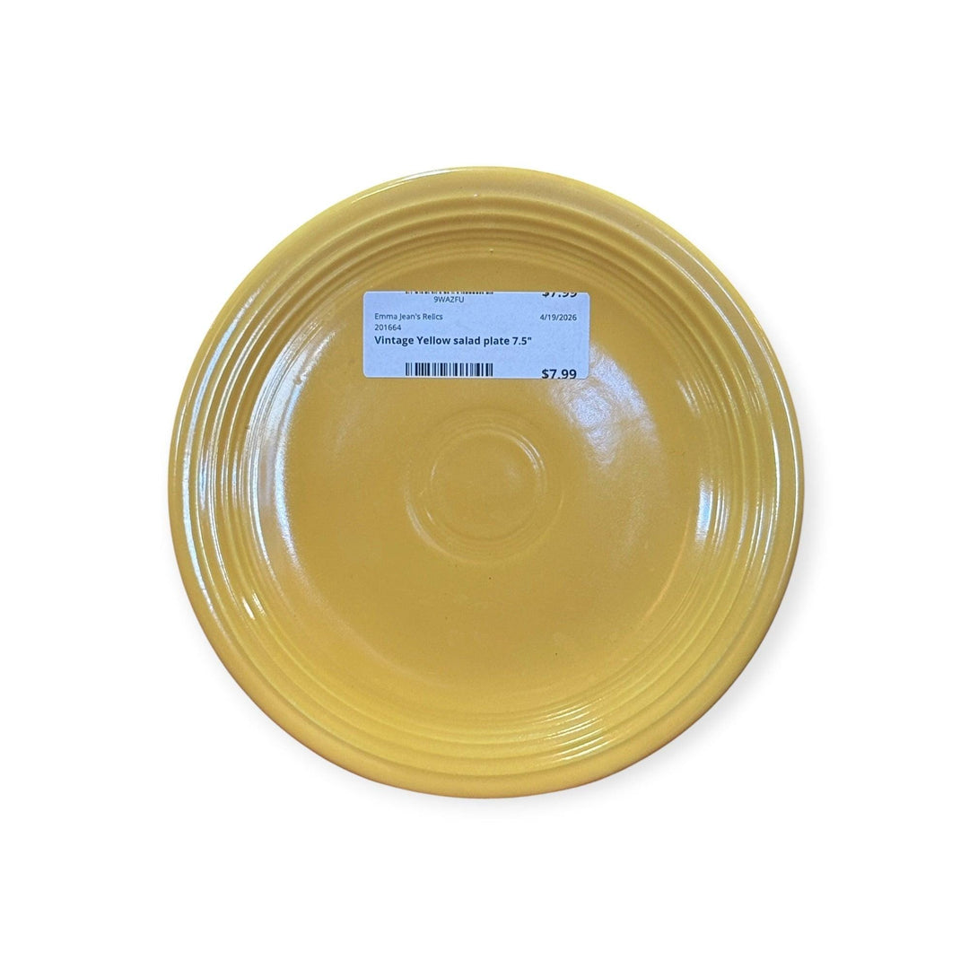 Vintage Fiesta - Yellow Salad Plate 7.5&amp;quot;