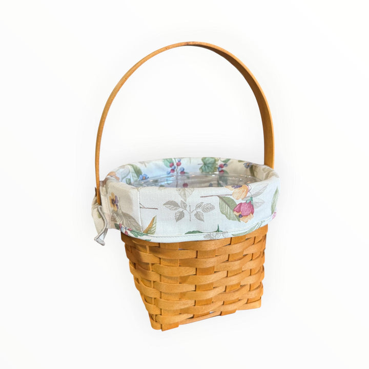 Longaberger Measuring Basket with Liner and 2 Protectors