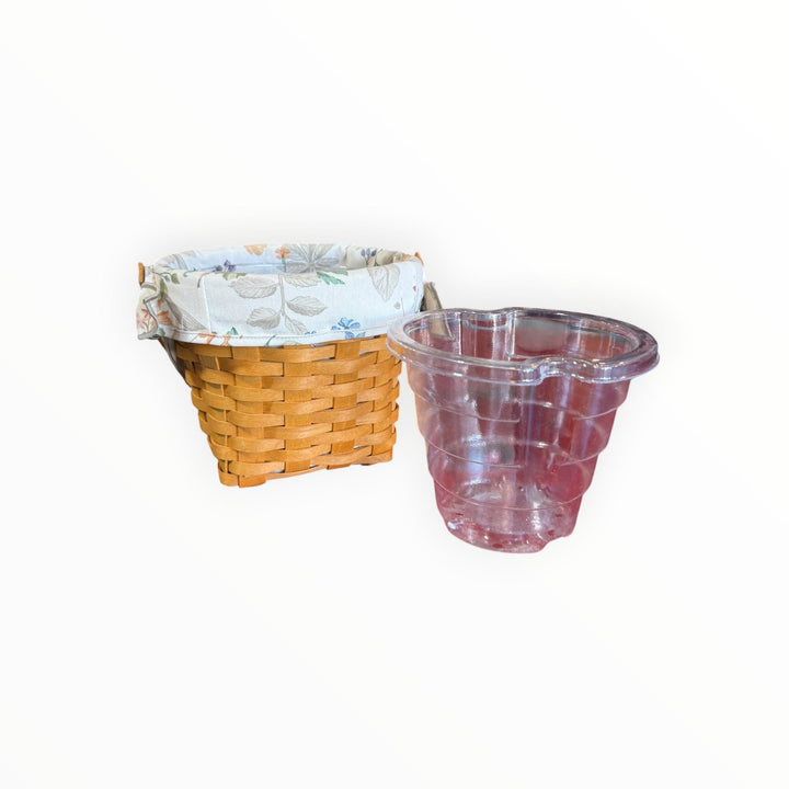 Longaberger Measuring Basket with Liner and 2 Protectors