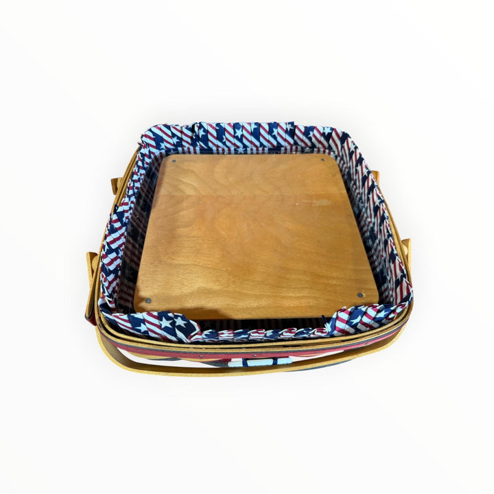 1998 Pie Basket Includes fabric liner, riser, commemorative porcelain tie-on
