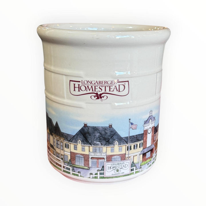 Longaberger Large Homestead Crock 7&amp;quot; Tall Made in USA