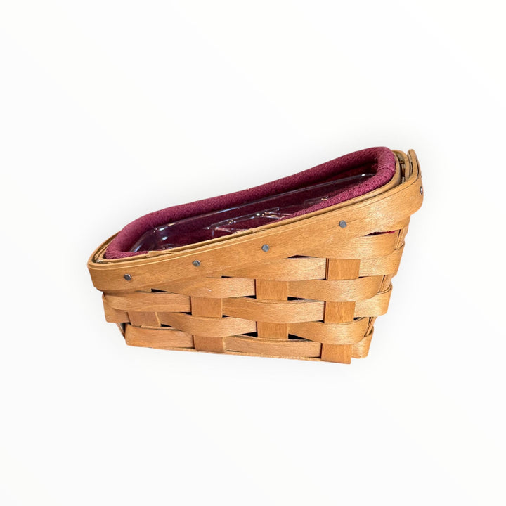 Longaberger Cilantro Basket with Liner and Protector