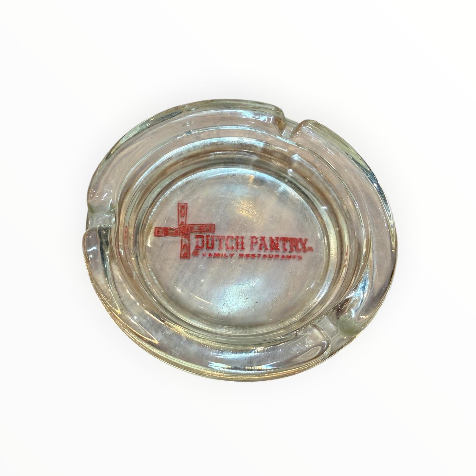 Vintage Glass Ashtray from Dutch Pantry Family Restaurants