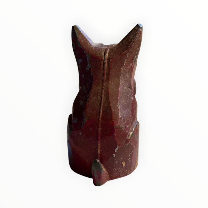 Antique Metal Cubist Style Scotty Dog