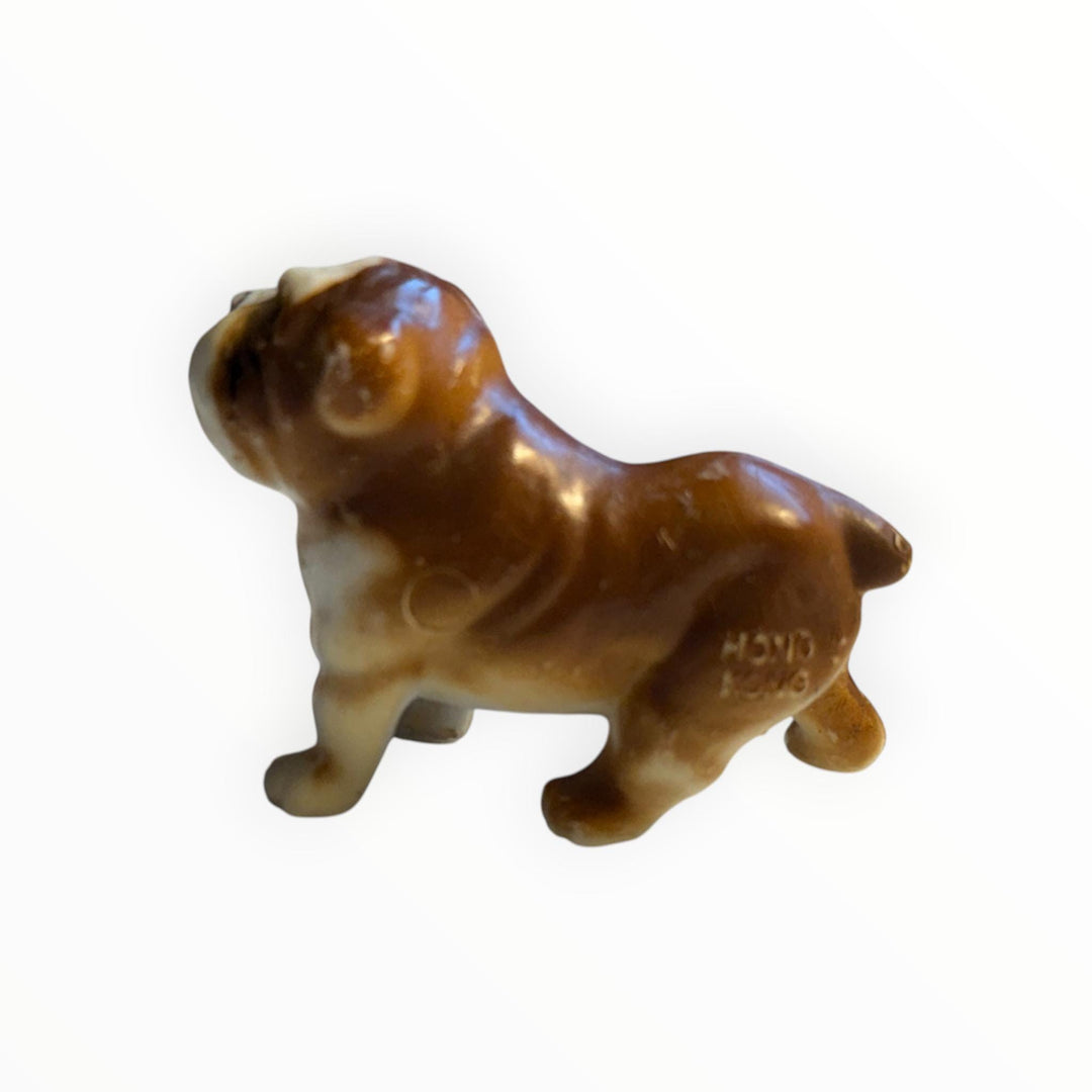 Small Composite Bulldog Figurine Hong Kong