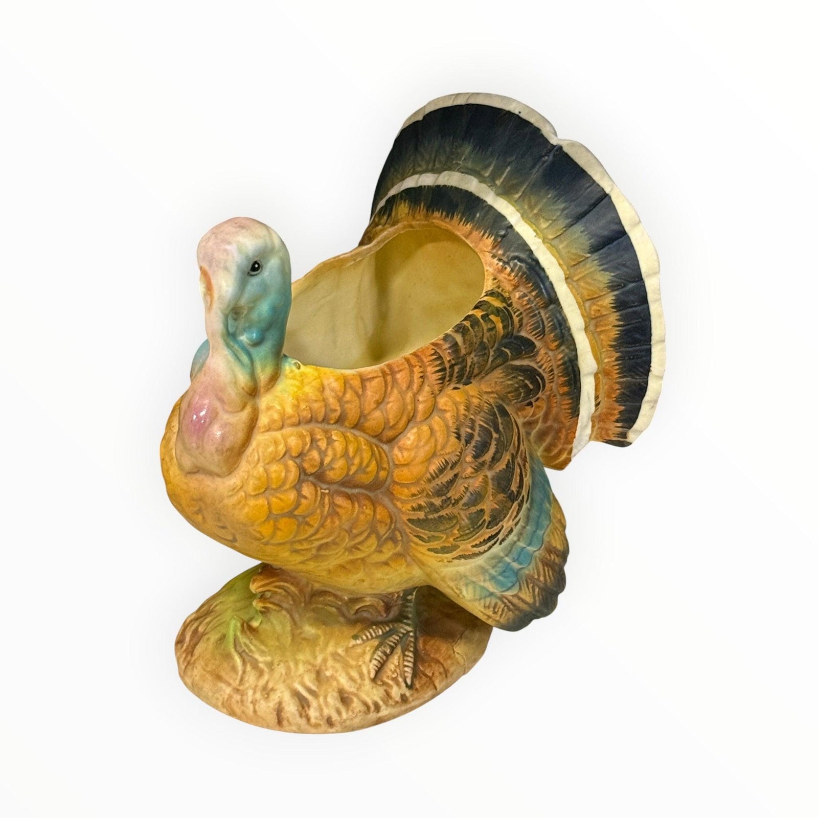 Vintage Ceramic Turkey Planter