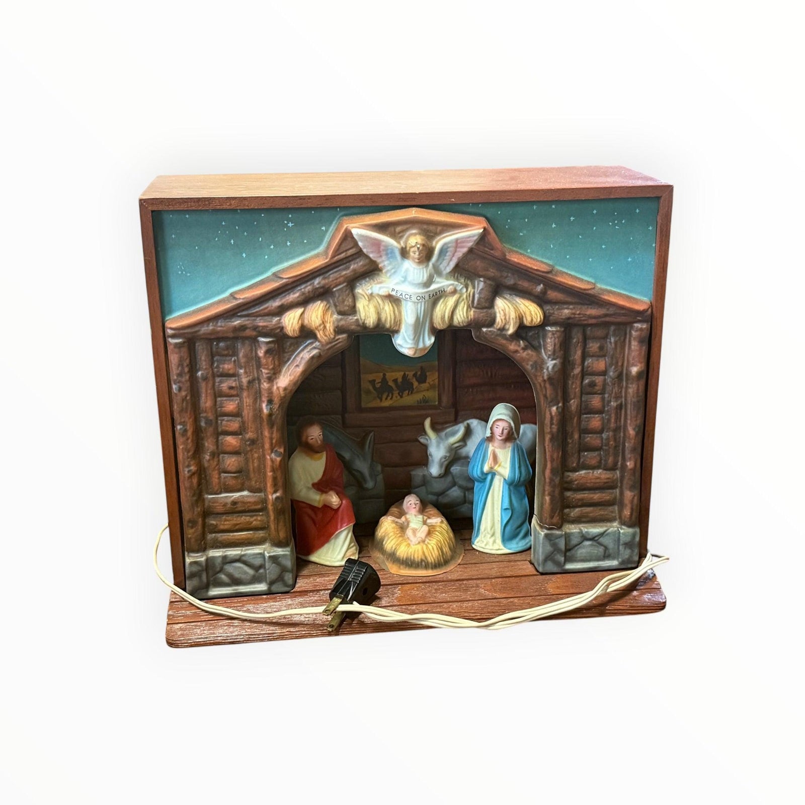 Royal Electric Company Illuminated Musical Nativity