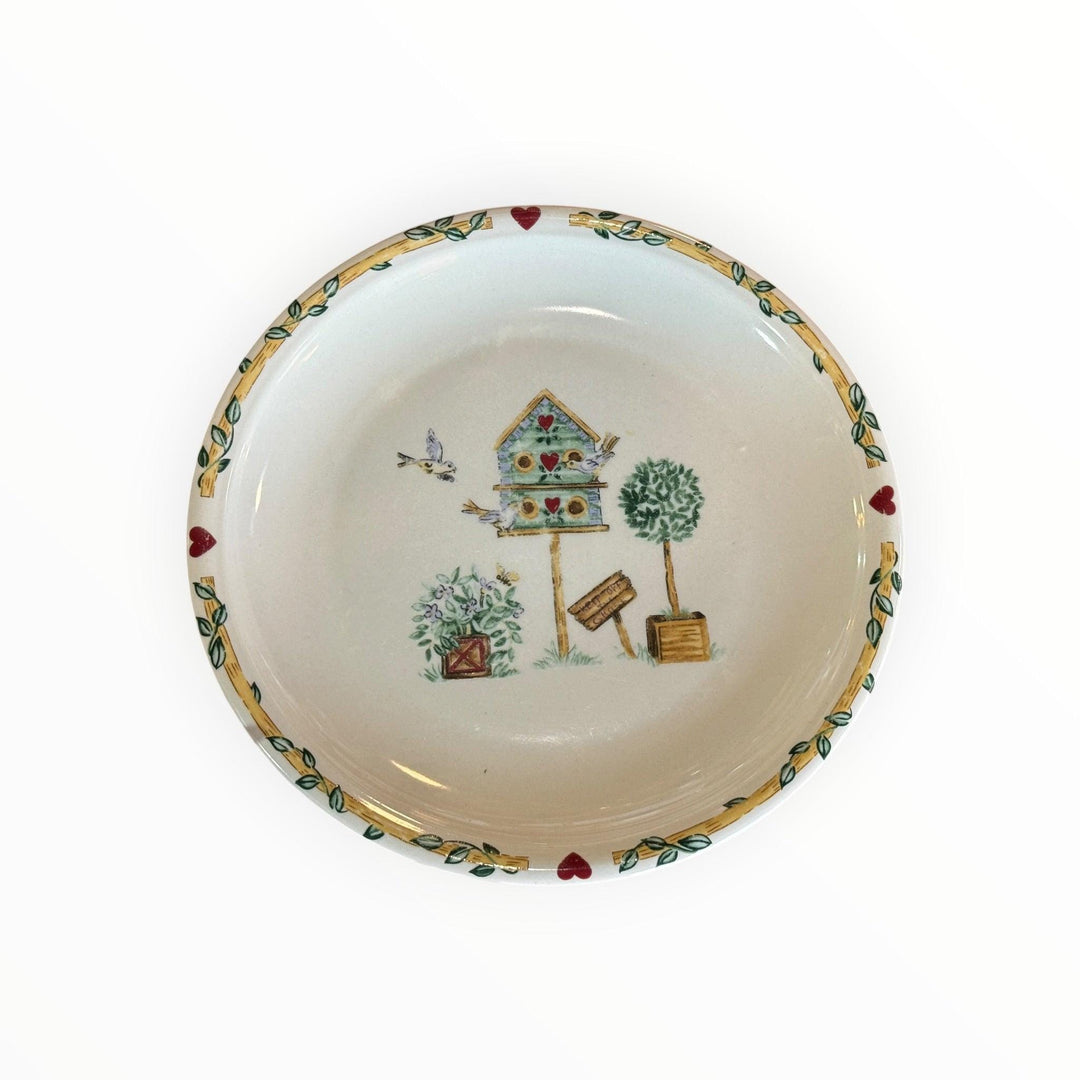 Thomson Pottery Birdhouse Dinner Plate