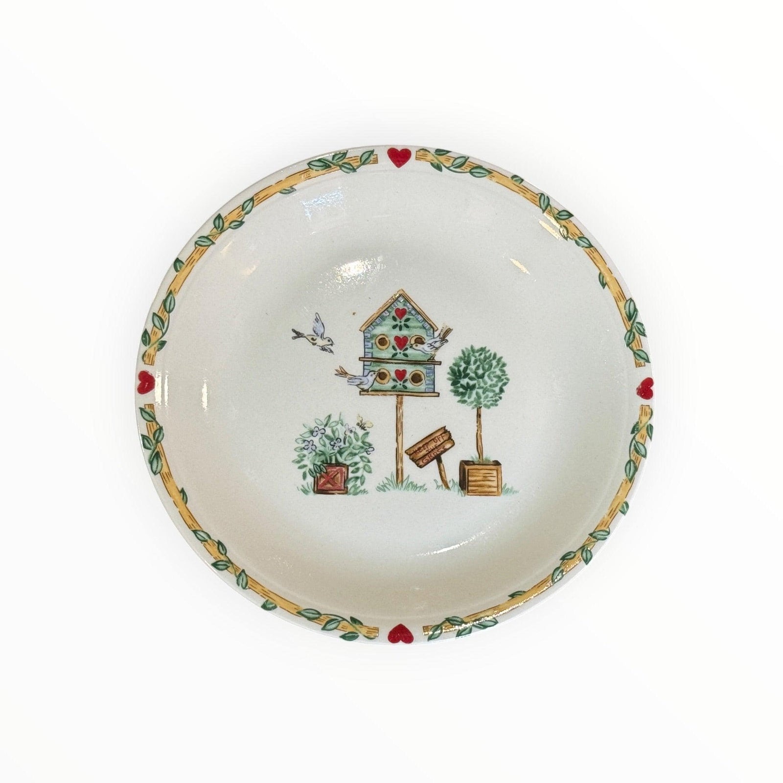 Thomson Pottery Birdhouse Salad Plate