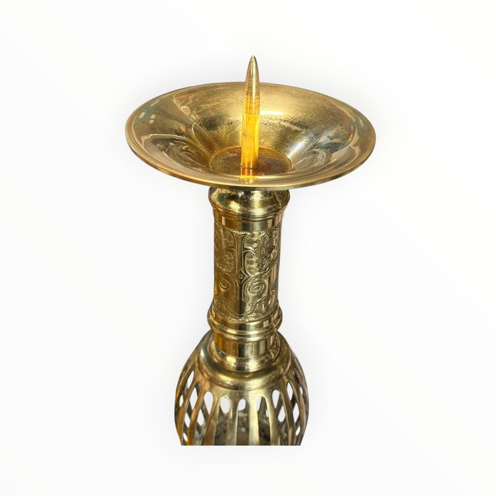Brass Table Lamp Converted in Candleholder