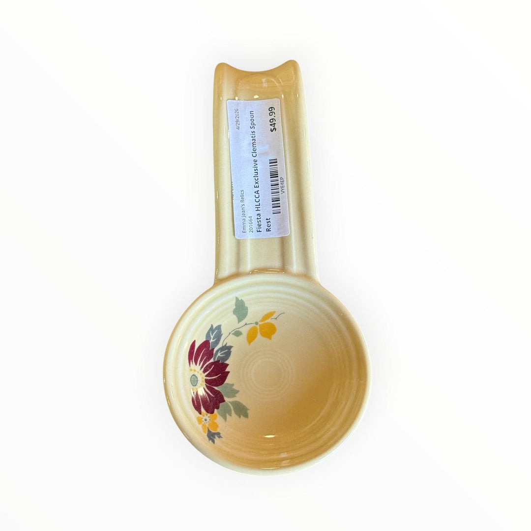 Fiestaware HLCCA Exclusive Clematis Spoonrest