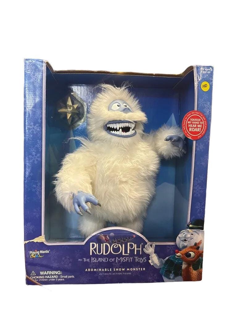 Rudolph Abominable Snow Monster Plush Toy