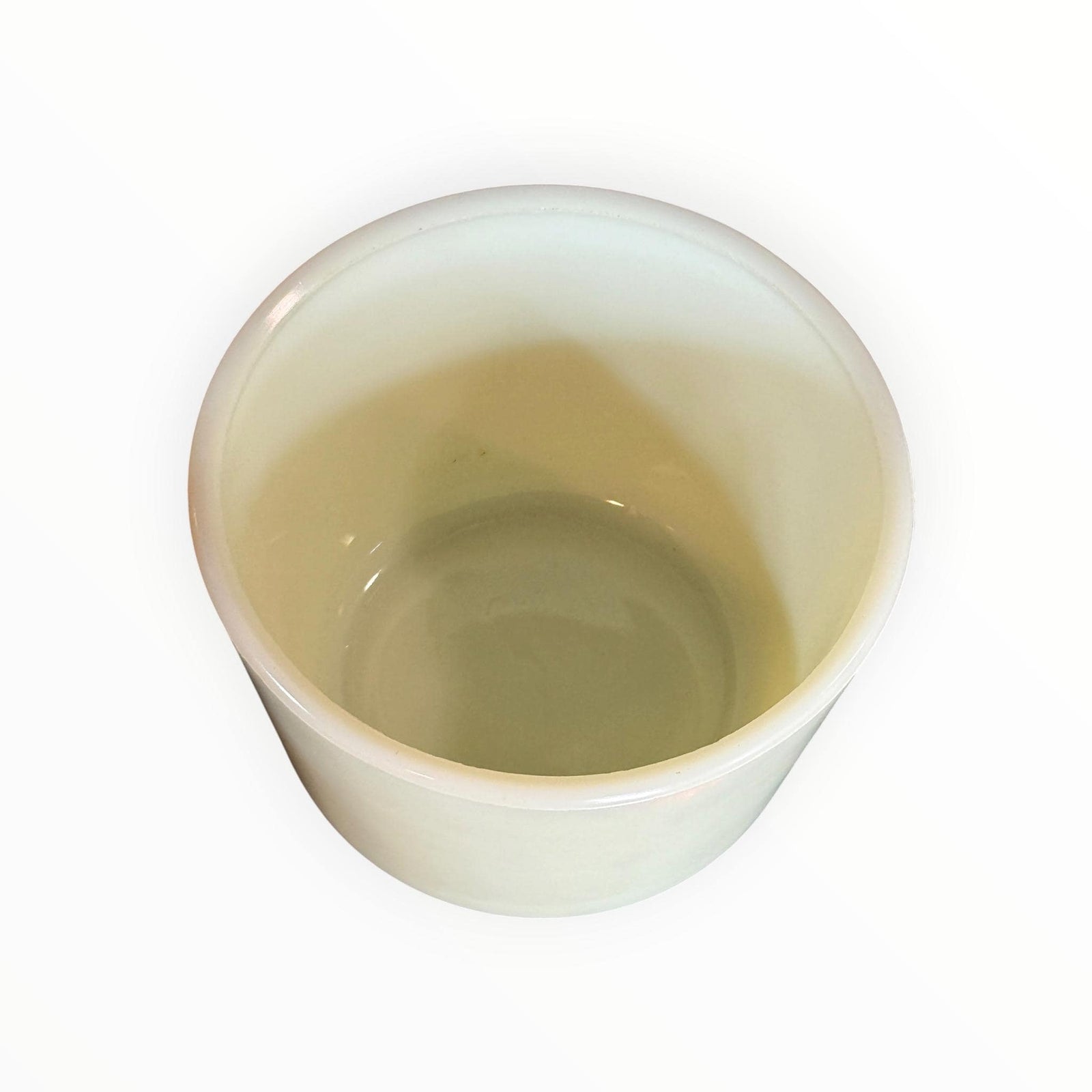 Vintage McKee Uranium Glass Lidded Custard Dish