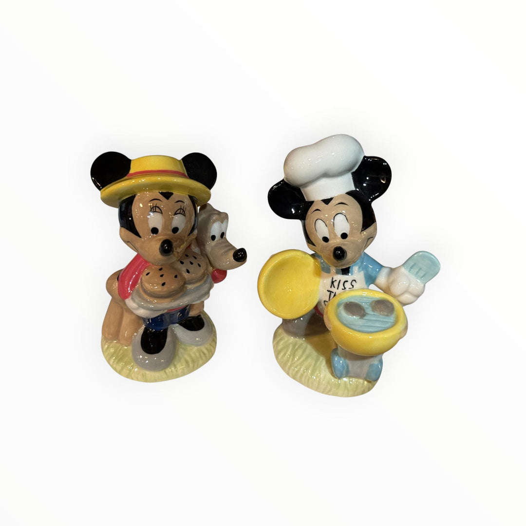 Mickey &amp; Minnie BBQ Salt and Pepper Shakers