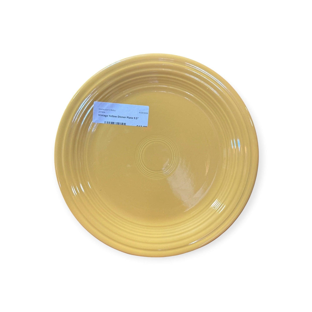 Vintage Fiesta - Vintage Yellow Dinner Plate 9.5&amp;quot;