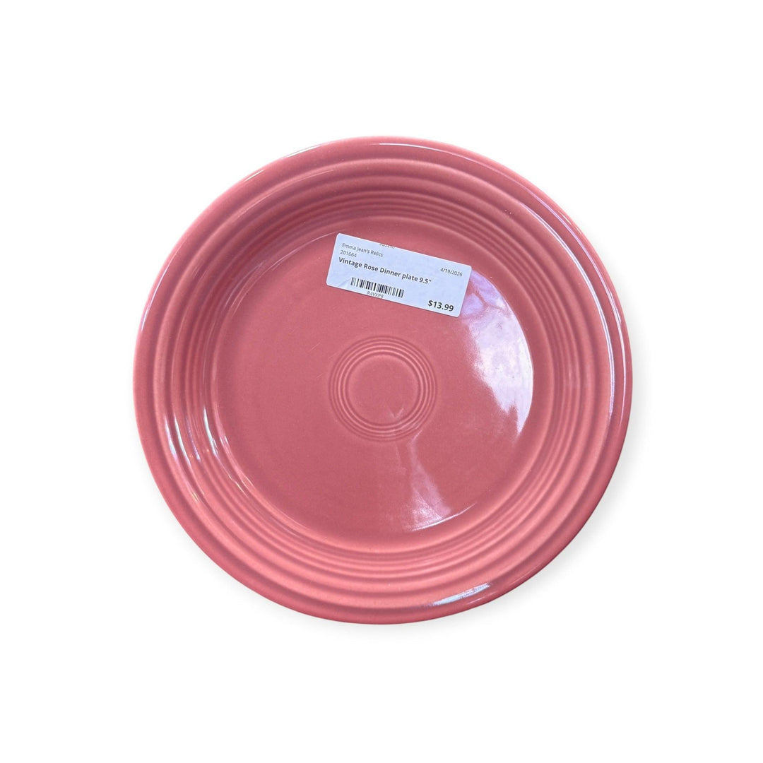 Vintage Fiesta - Vintage Rose Dinner Plate 9.5&amp;quot;