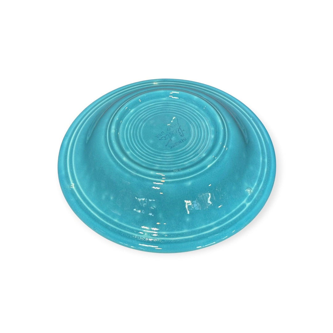 Vintage Fiesta - Vintage Turquoise Rimmed Soup Bowl