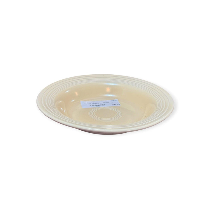 Vintage Fiesta - Vintage Ivory Rimmed Soup Bowl