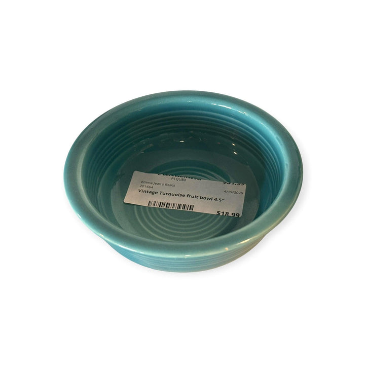 Vintage Fiesta - Turquoise Fruit Bowl 5.5&amp;quot;
