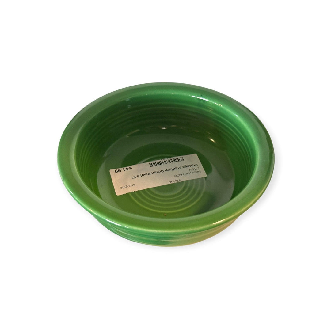 Vintage Fiesta - Medium Green Bowl 5.5&amp;quot;