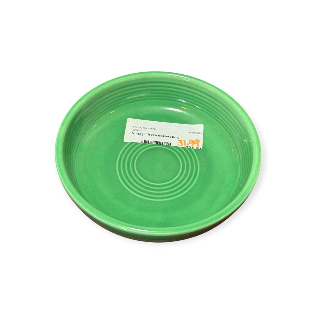 Vintage Fiesta - Green Dessert Bowl