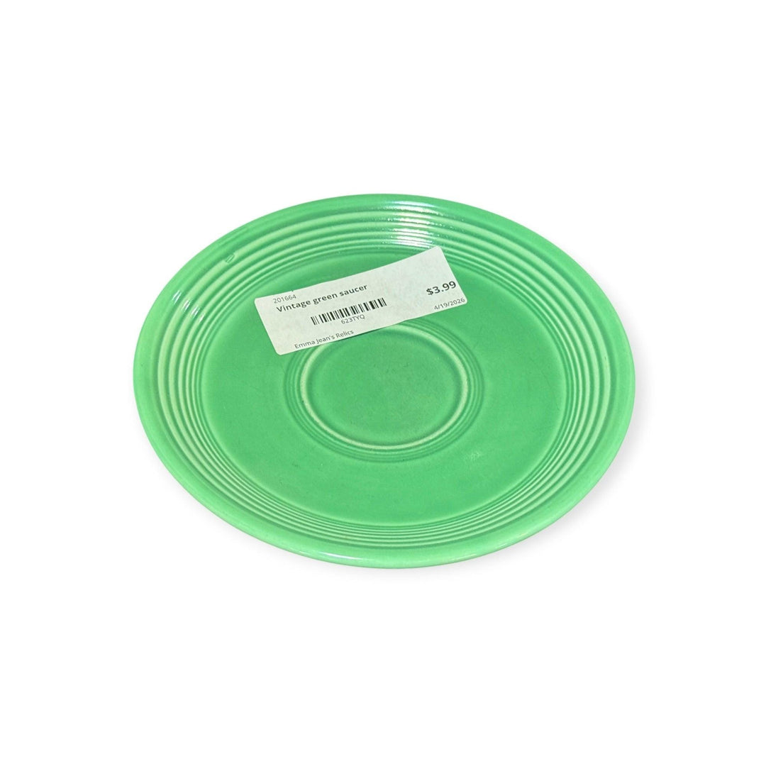 Vintage Fiesta - Green Saucer