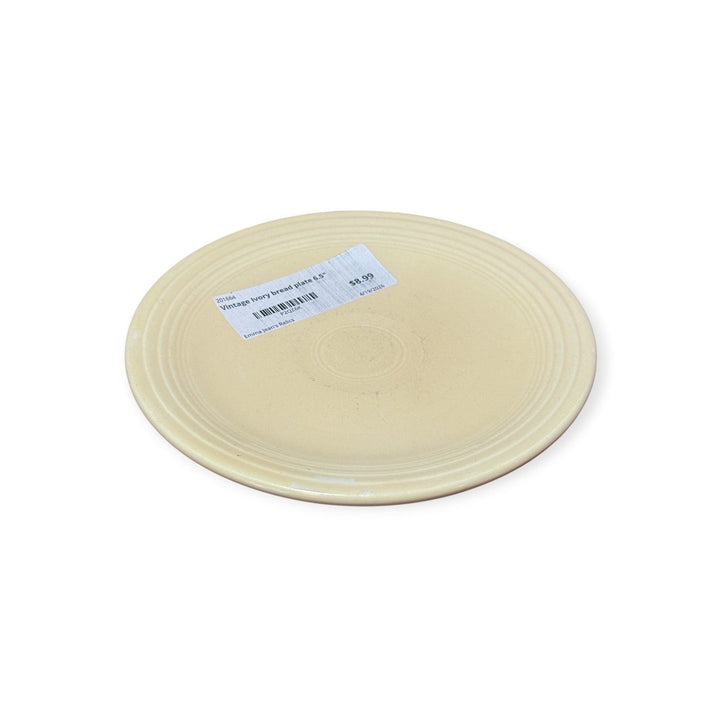 Vintage Fiesta - Ivory Bread Plate 6.5&amp;quot;