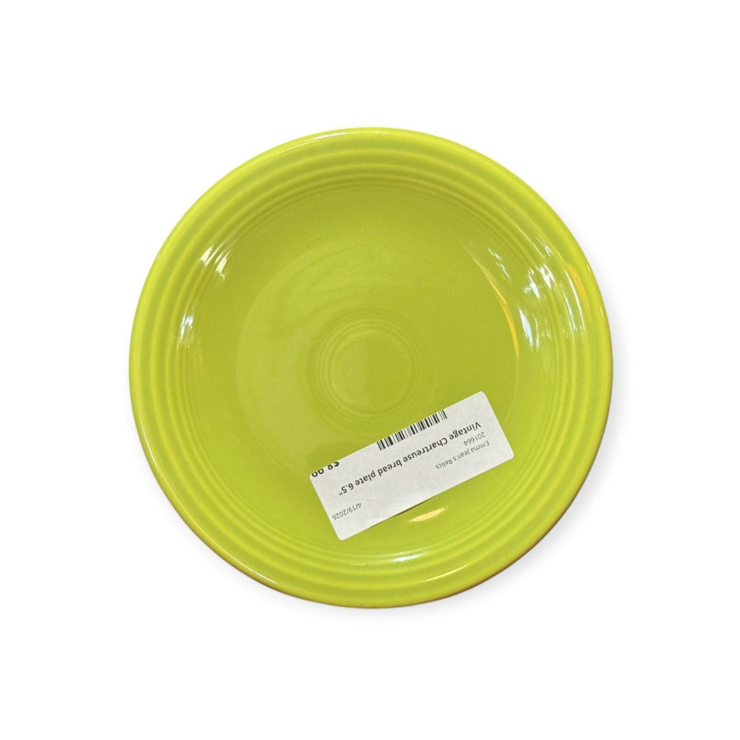 Vintage Fiesta - Chartreuse Bread Plate 6.5&amp;quot;