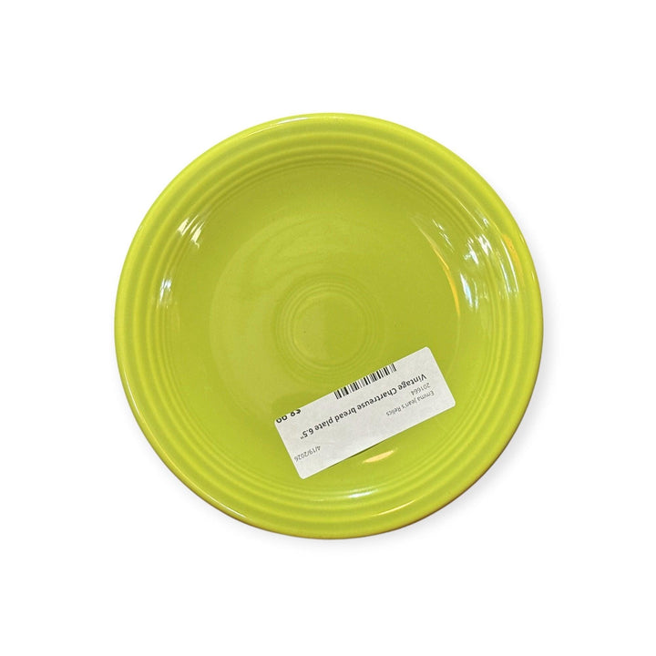 Vintage Fiesta - Chartreuse Bread Plate 6.5&amp;quot;