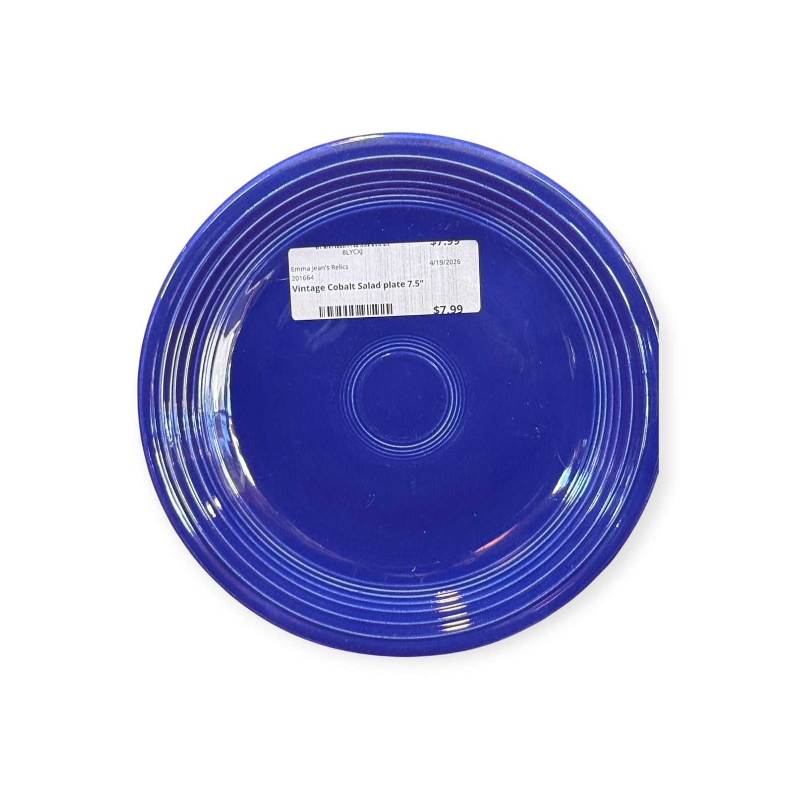 Vintage Fiesta - Cobalt Salad Plate 7.5"