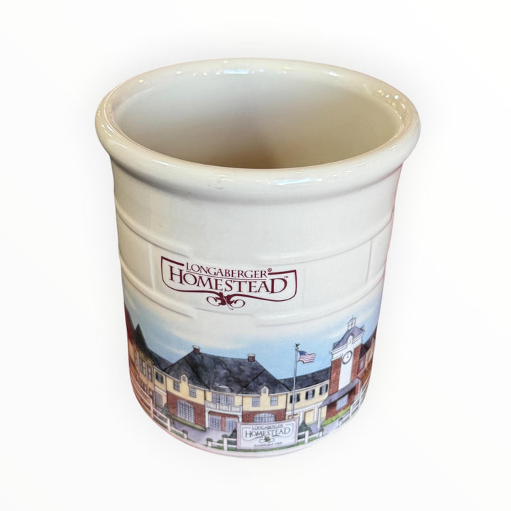Longaberger Large Homestead Crock 7&amp;quot; Tall Made in USA