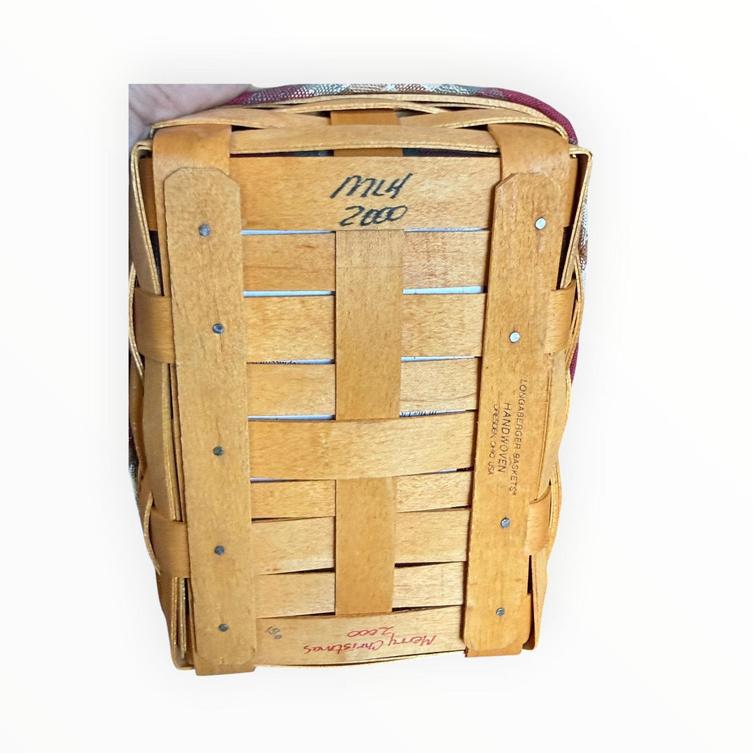 Longaberger Note Pal Basket with Liner, Protector and Note Pad