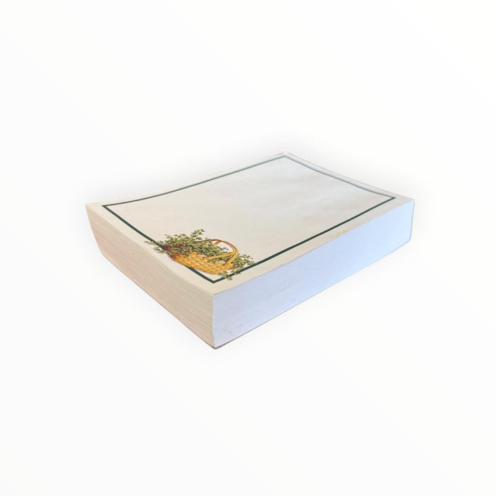 Longaberger Note Pal Basket with Liner, Protector and Note Pad