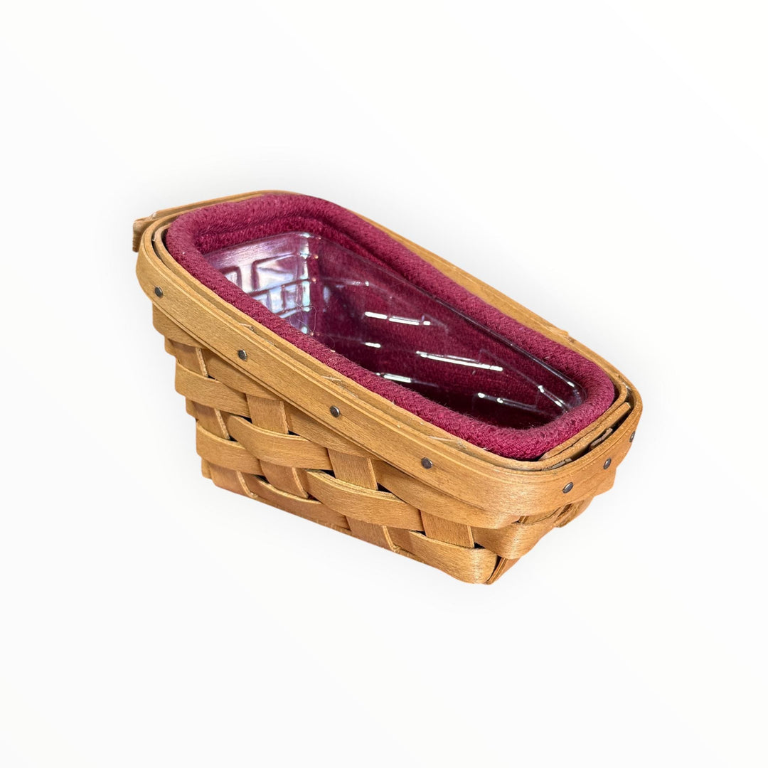 Longaberger Cilantro Basket with Liner and Protector