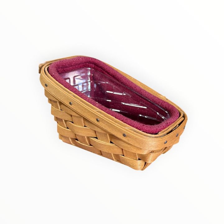 Longaberger Cilantro Basket with Liner and Protector