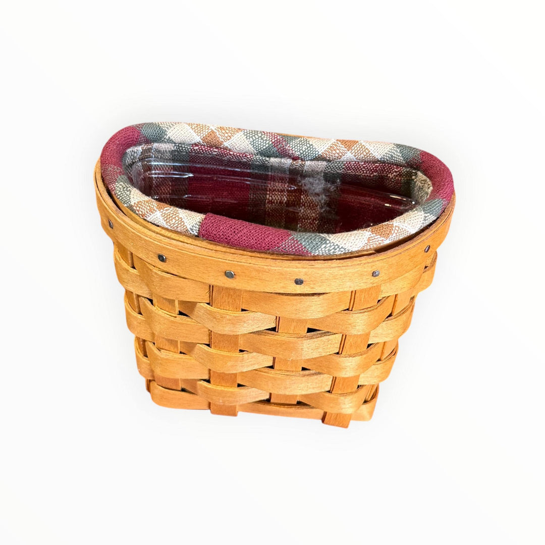 Longaberger Oregano Basket with Liner and Protector