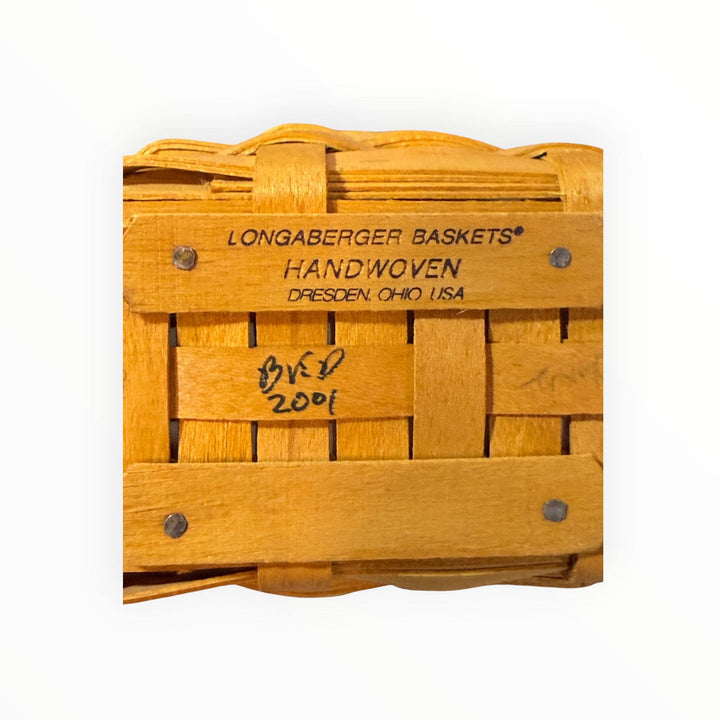 Longaberger Oregano Basket with Liner and Protector